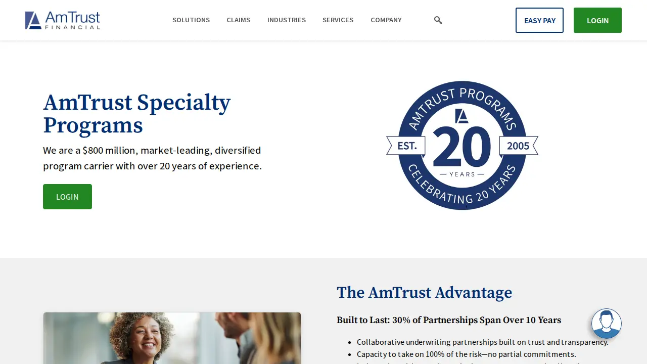AmTrust page