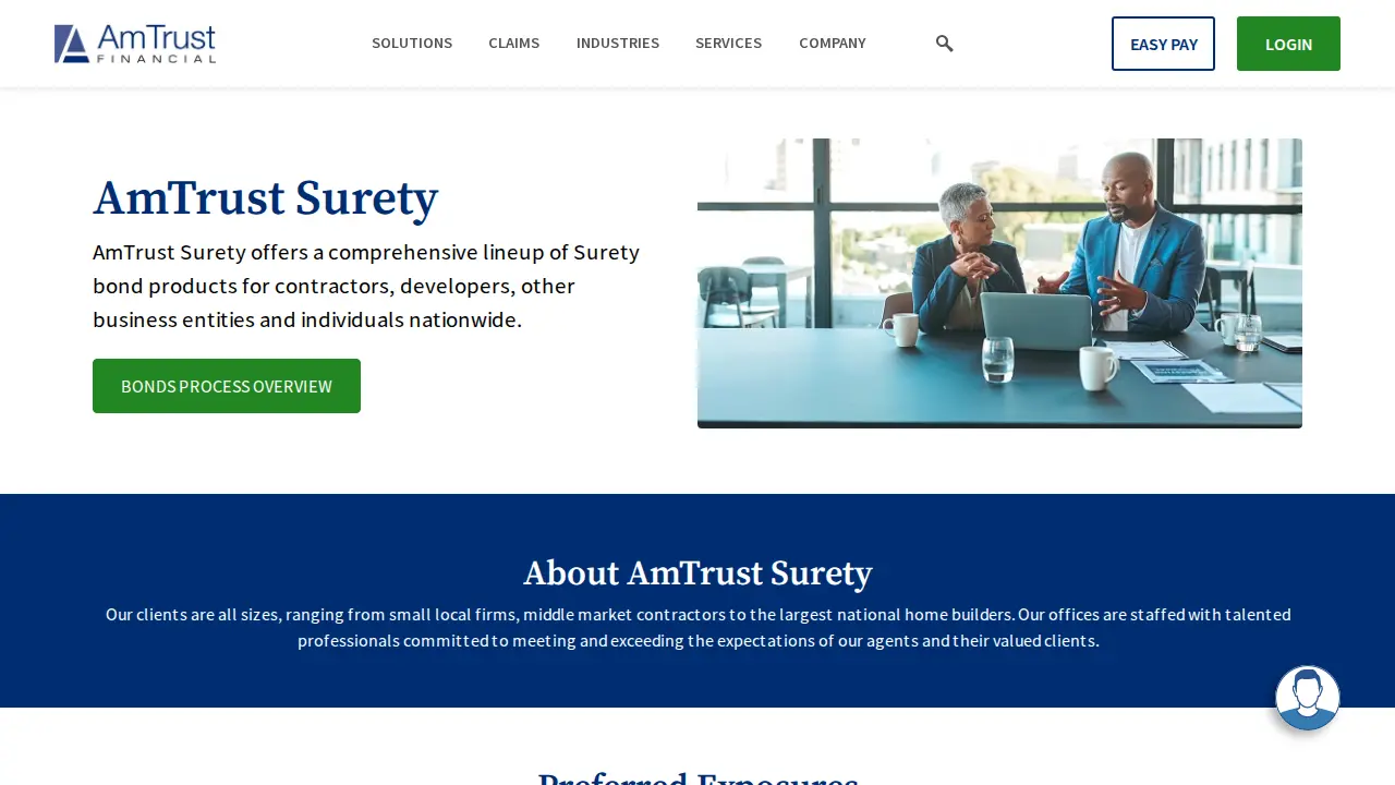 AmTrust page