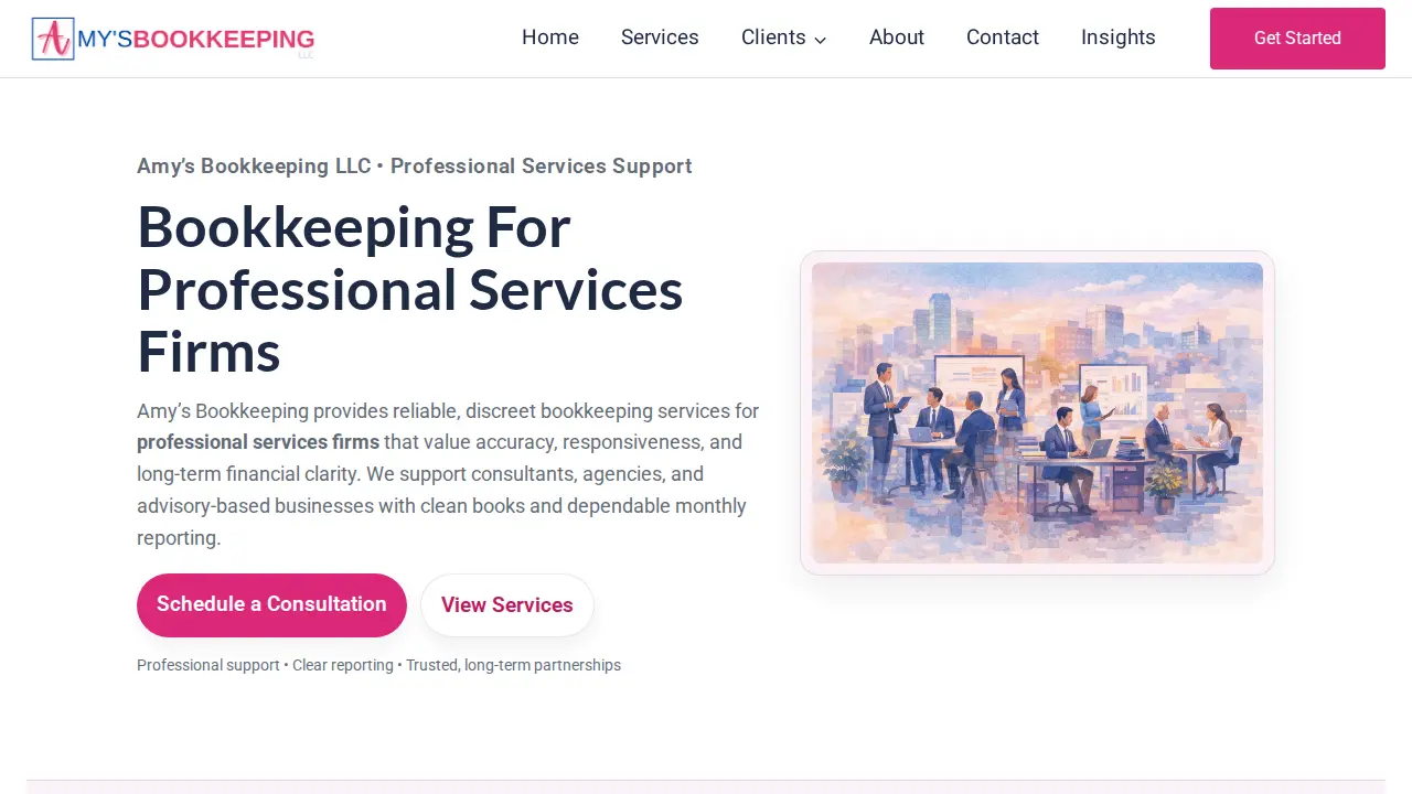 Amy's Bookkeeping LLC page
