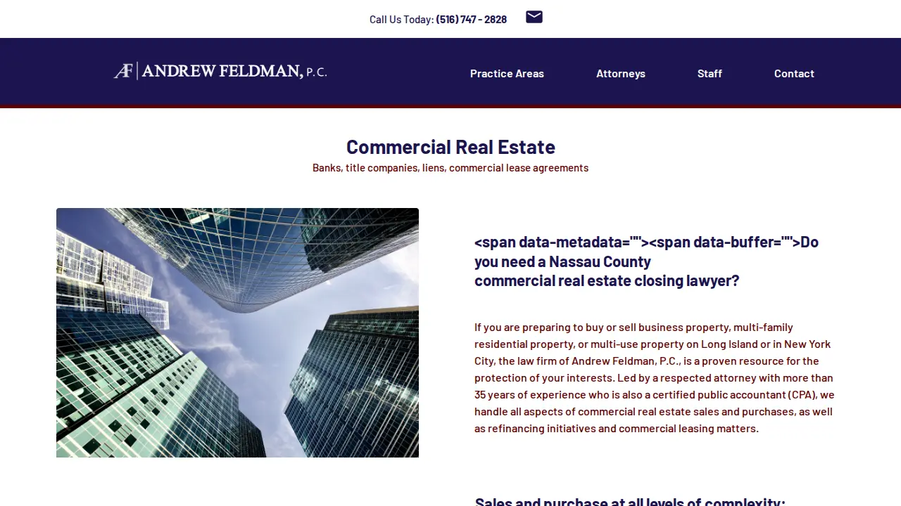 Feldman & Feldman LLC page