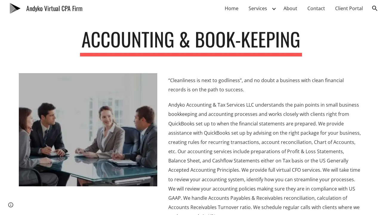 Andyko Accounting &Tax Services LLC page