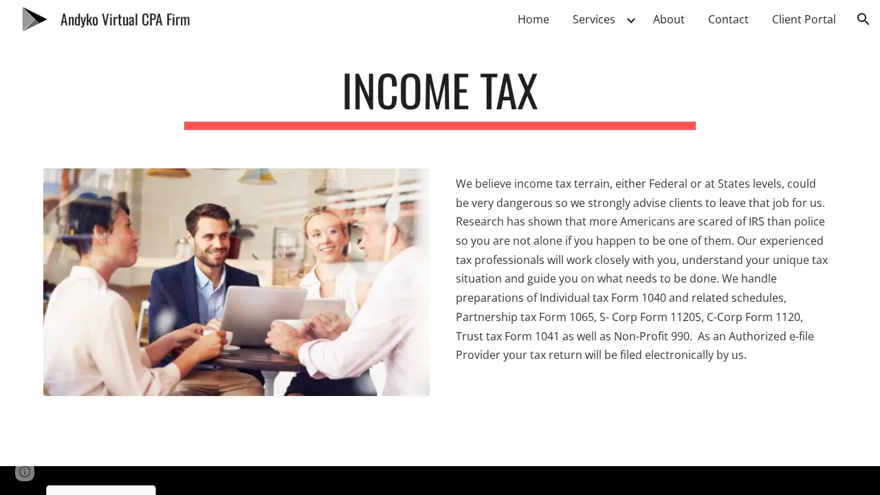 Andyko Accounting &Tax Services LLC page