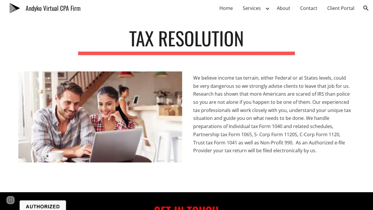 Andyko Accounting &Tax Services LLC page