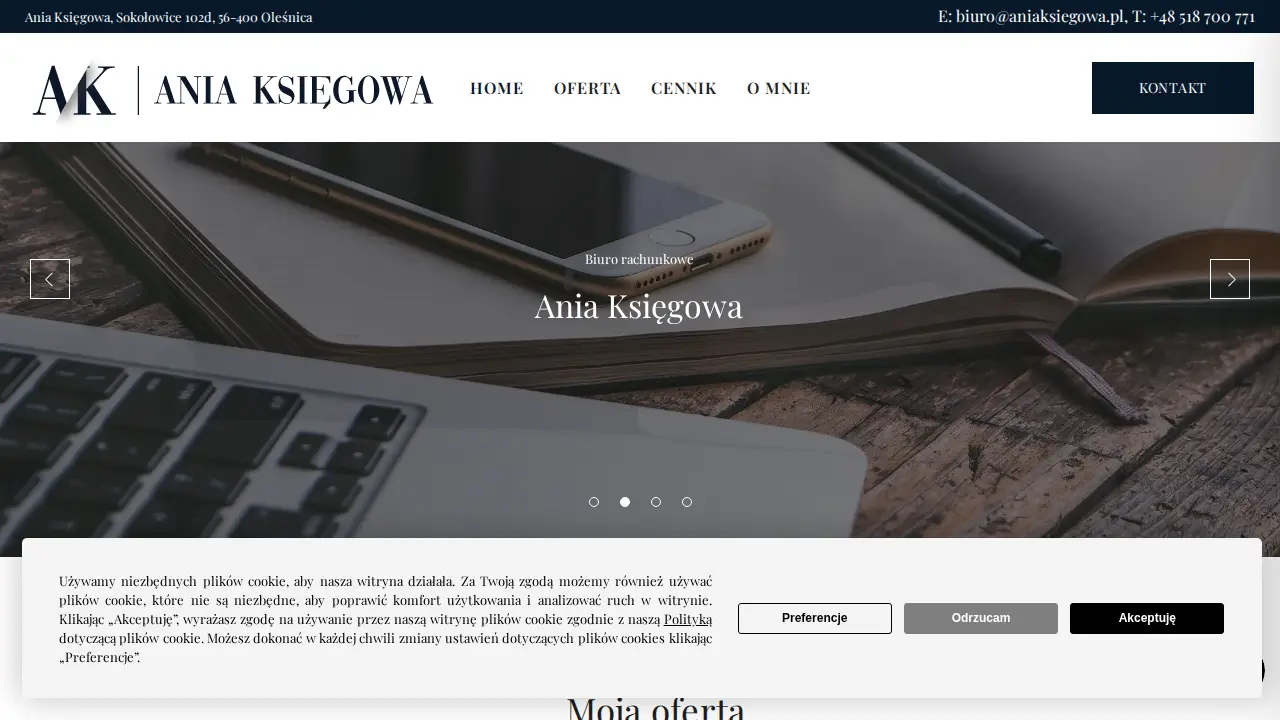 Accounting and Management sp. z o.o. website