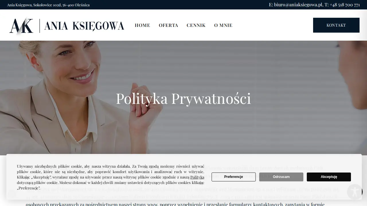 Accounting and Management sp. z o.o. page
