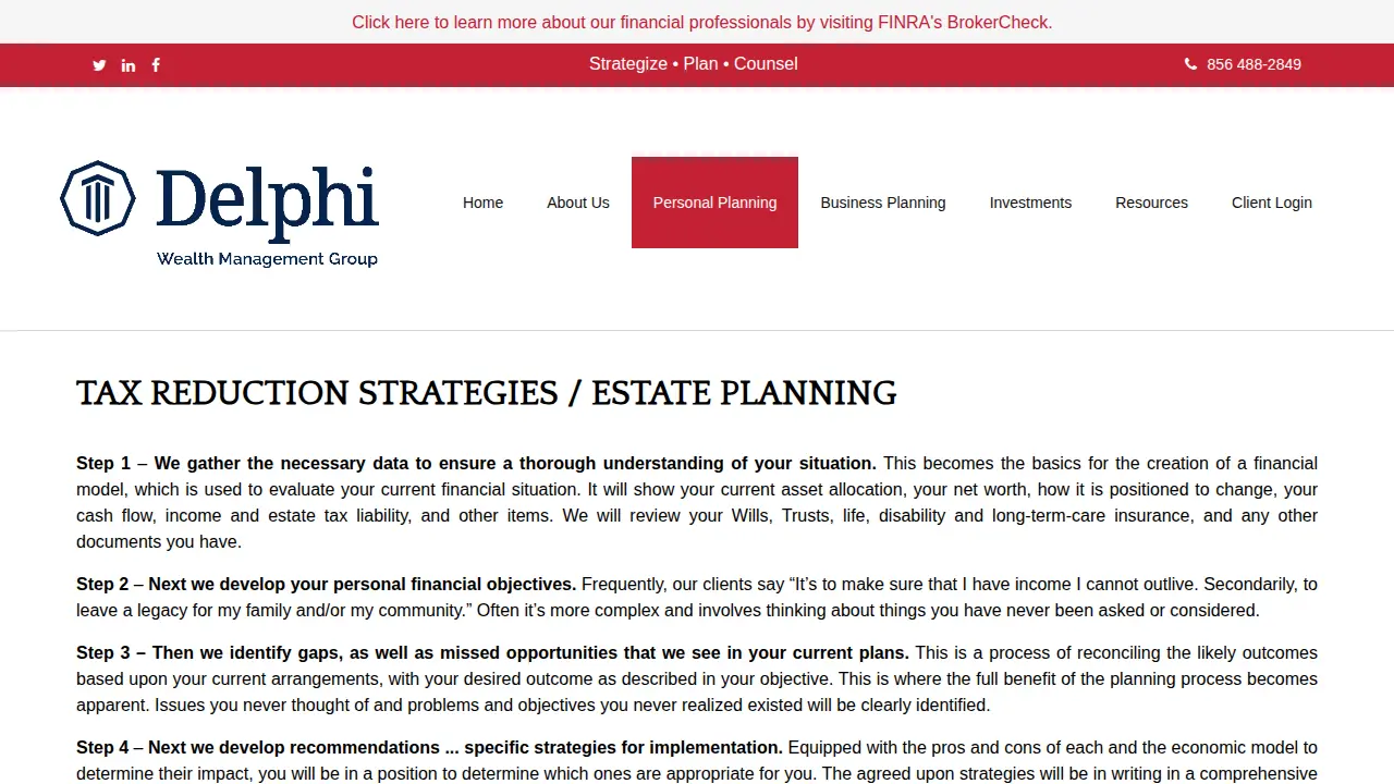 Grossman Financial Planning Group page