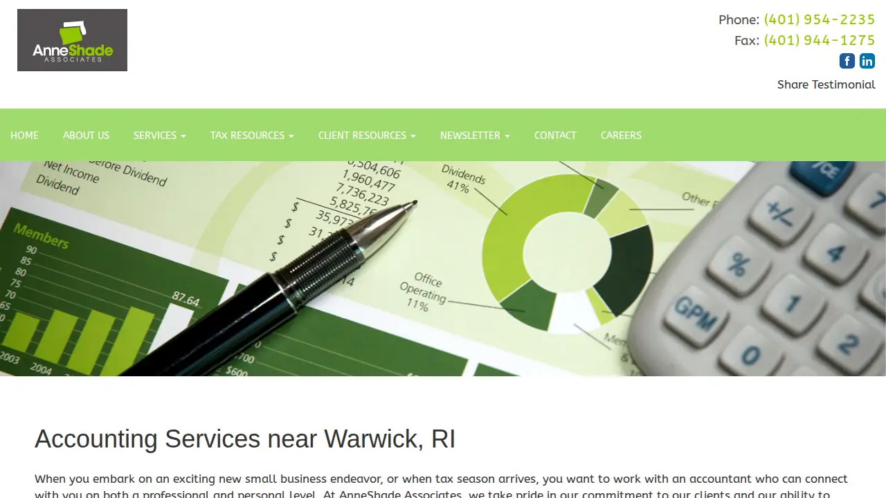 AnneShade Associates, LLC page