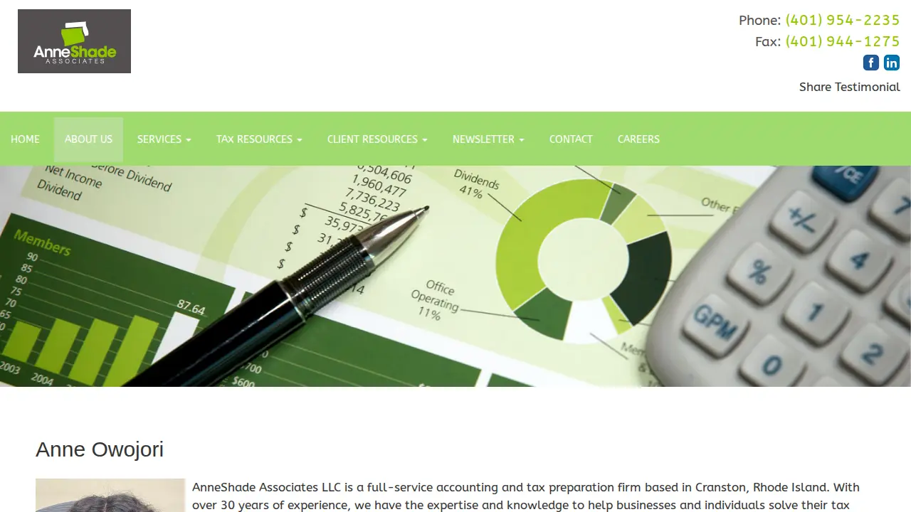 AnneShade Associates, LLC page