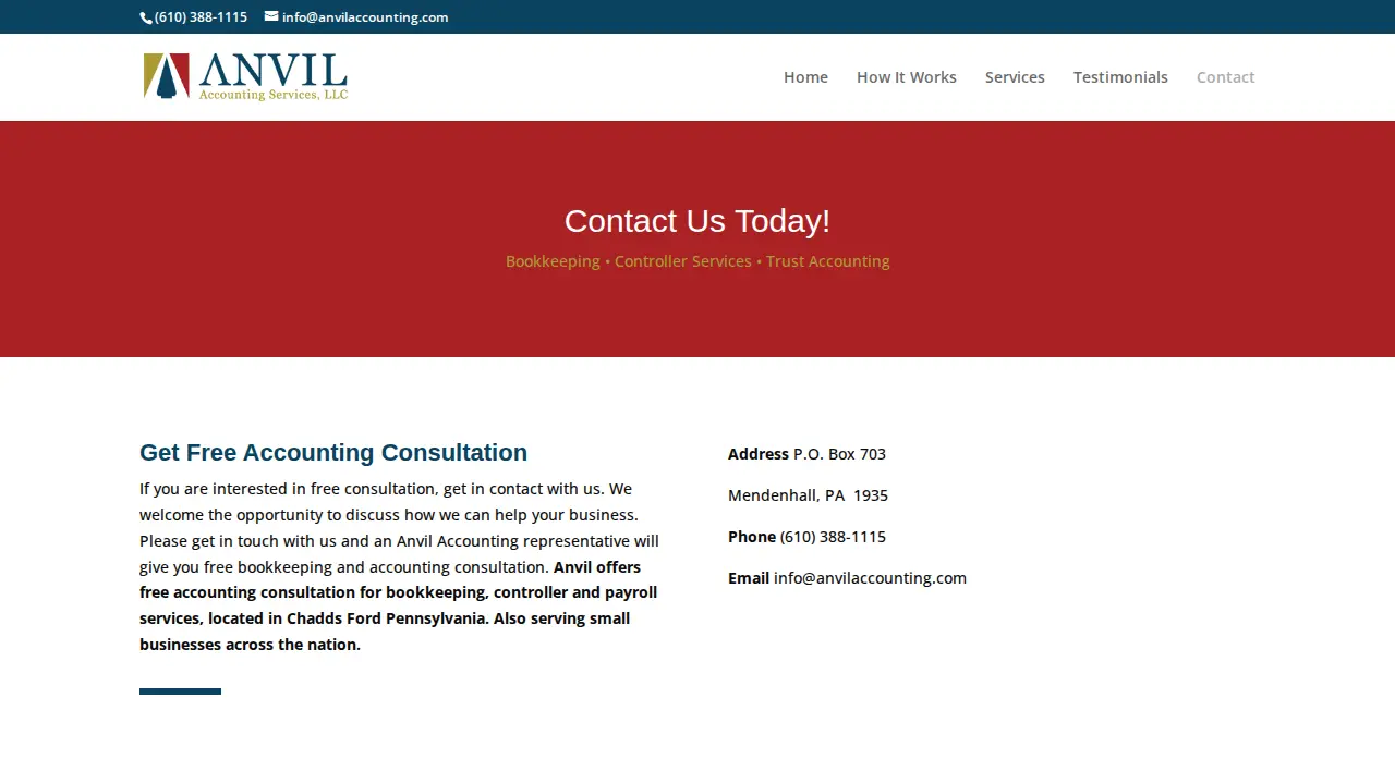 Anvil Accounting Services LLC page