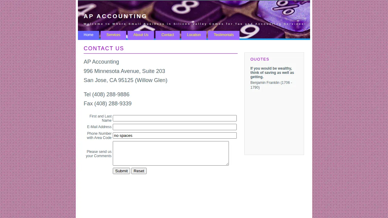AP Accounting page