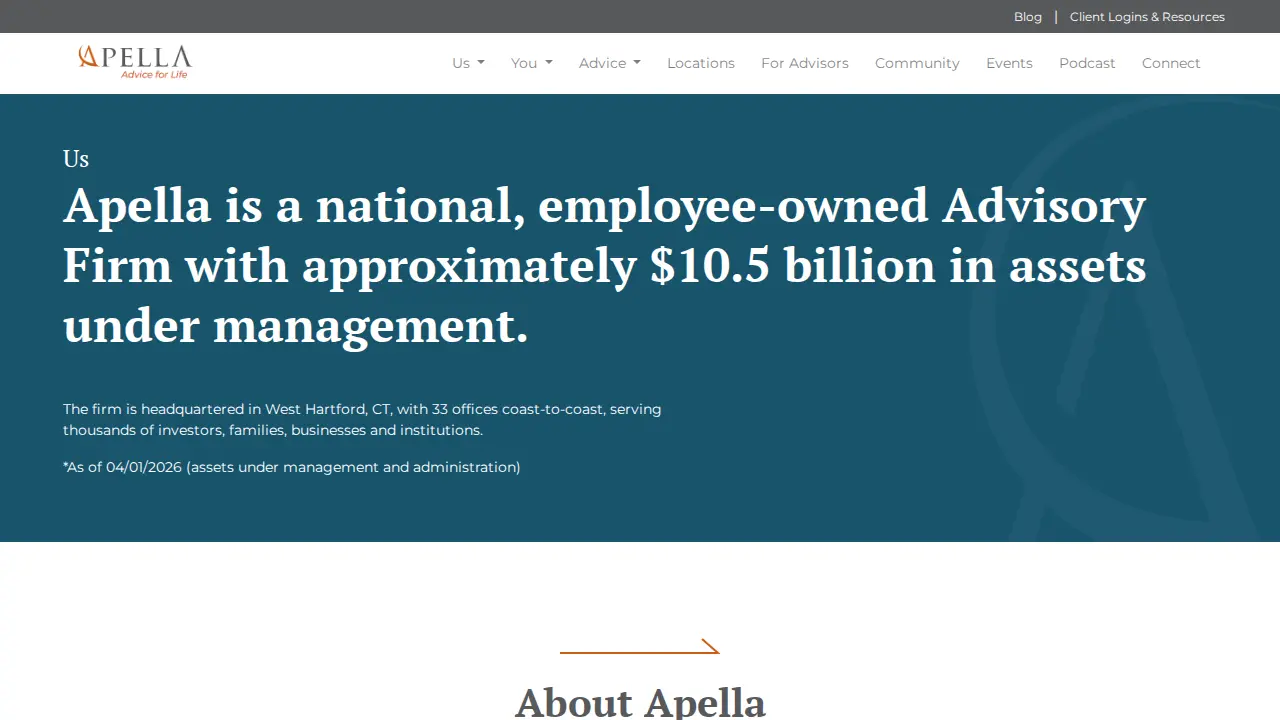 Apella Wealth page