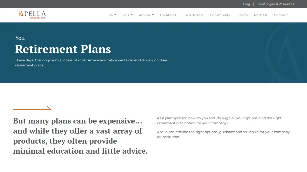 Apella Wealth page