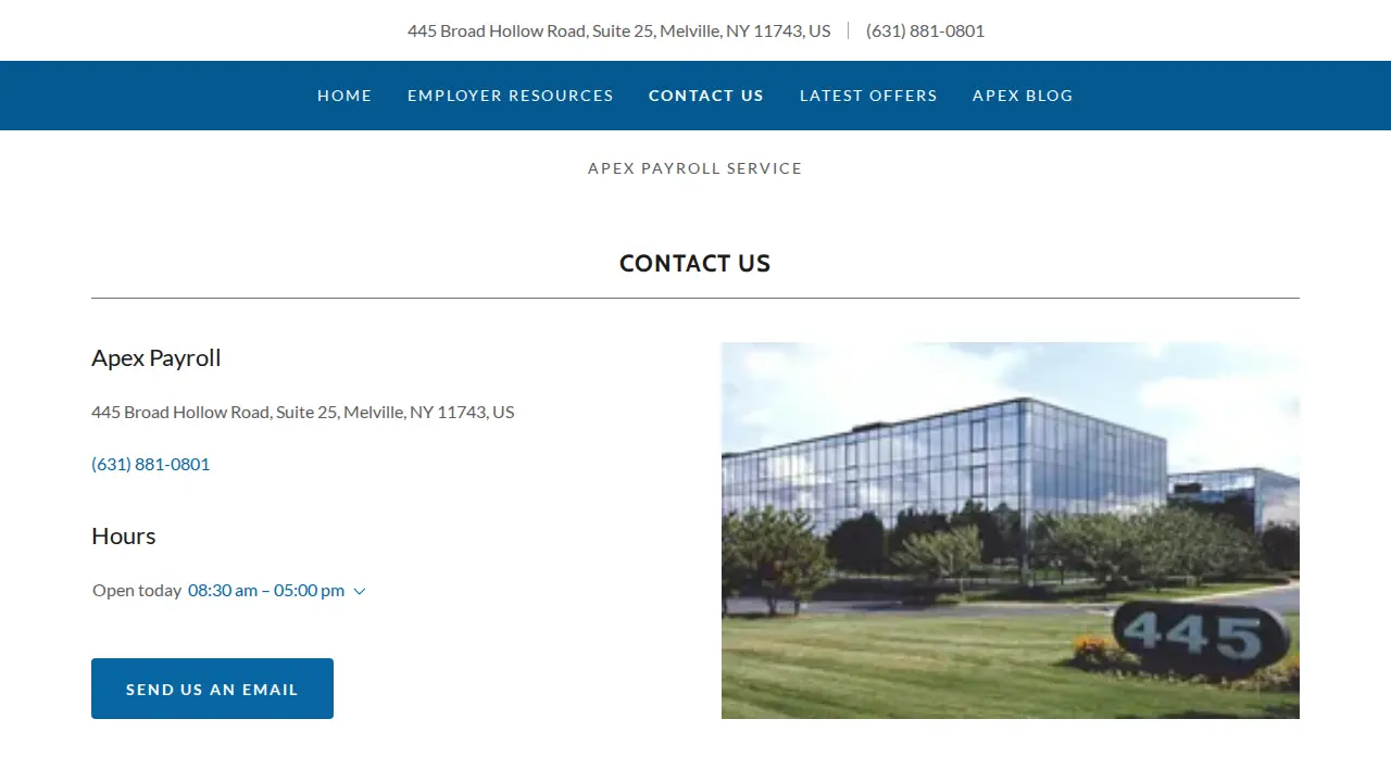 Apex Payroll page