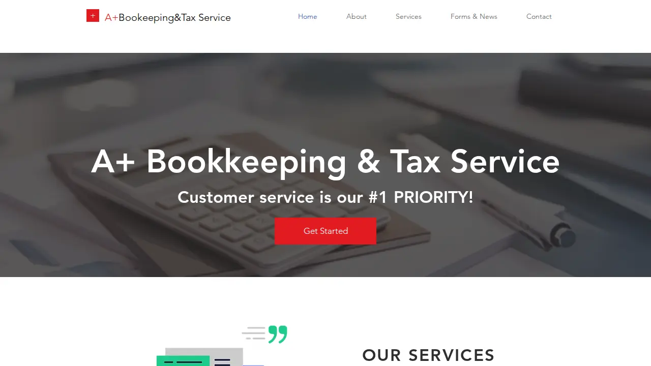 A+ Bookkeeping & Tax Service