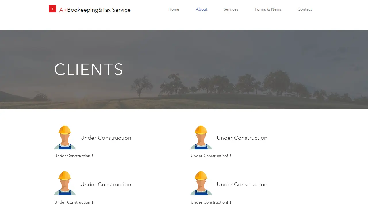 A+ Bookkeeping & Tax Service page