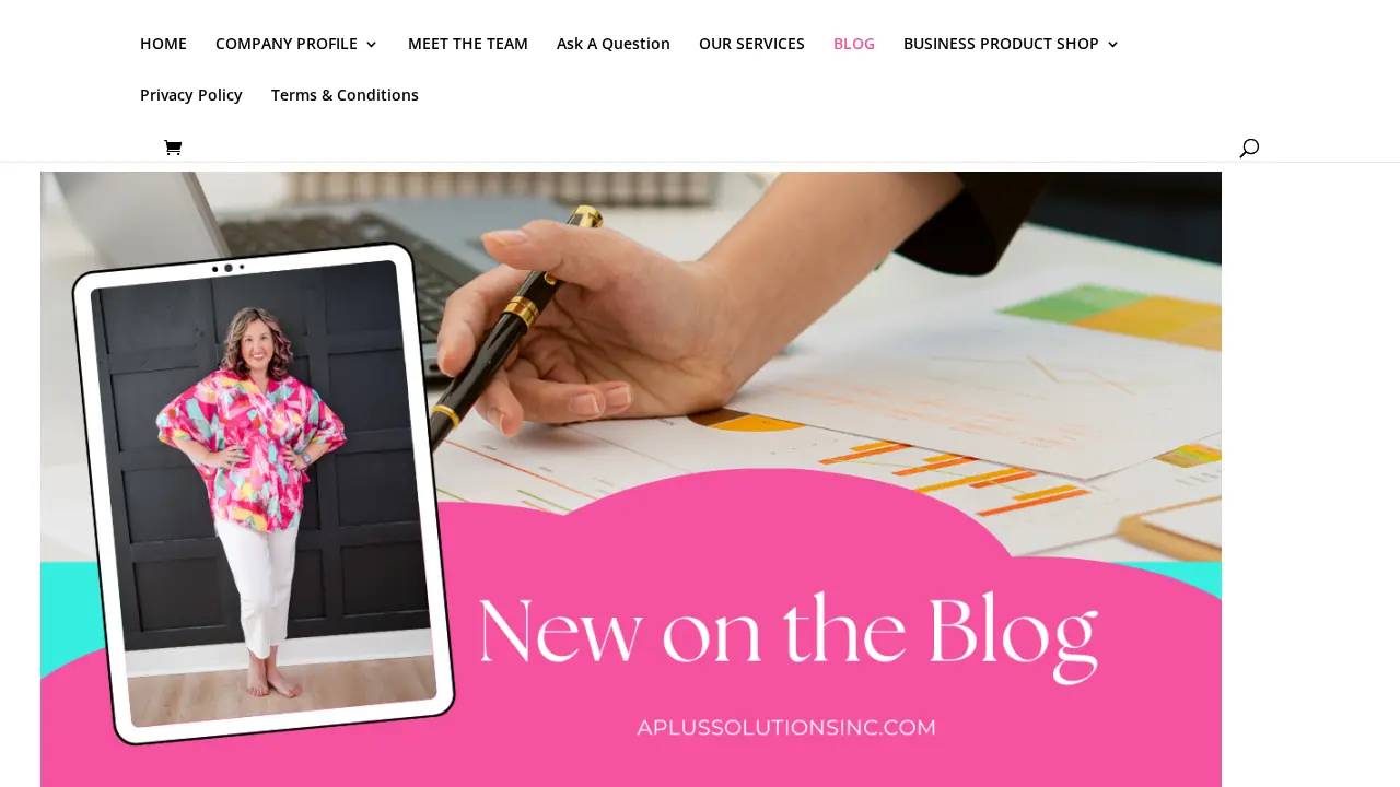 A Plus Solutions- Accounting Services page