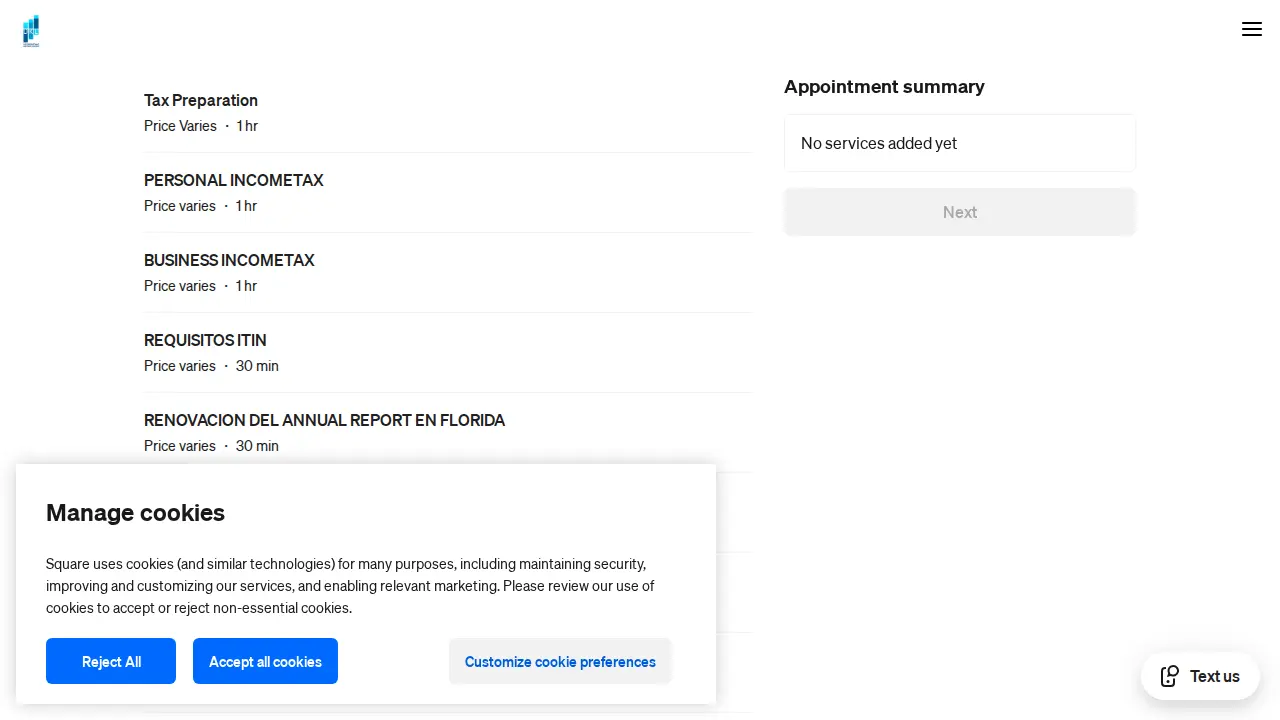 AMERICA EXPRESS INCOME TAX page