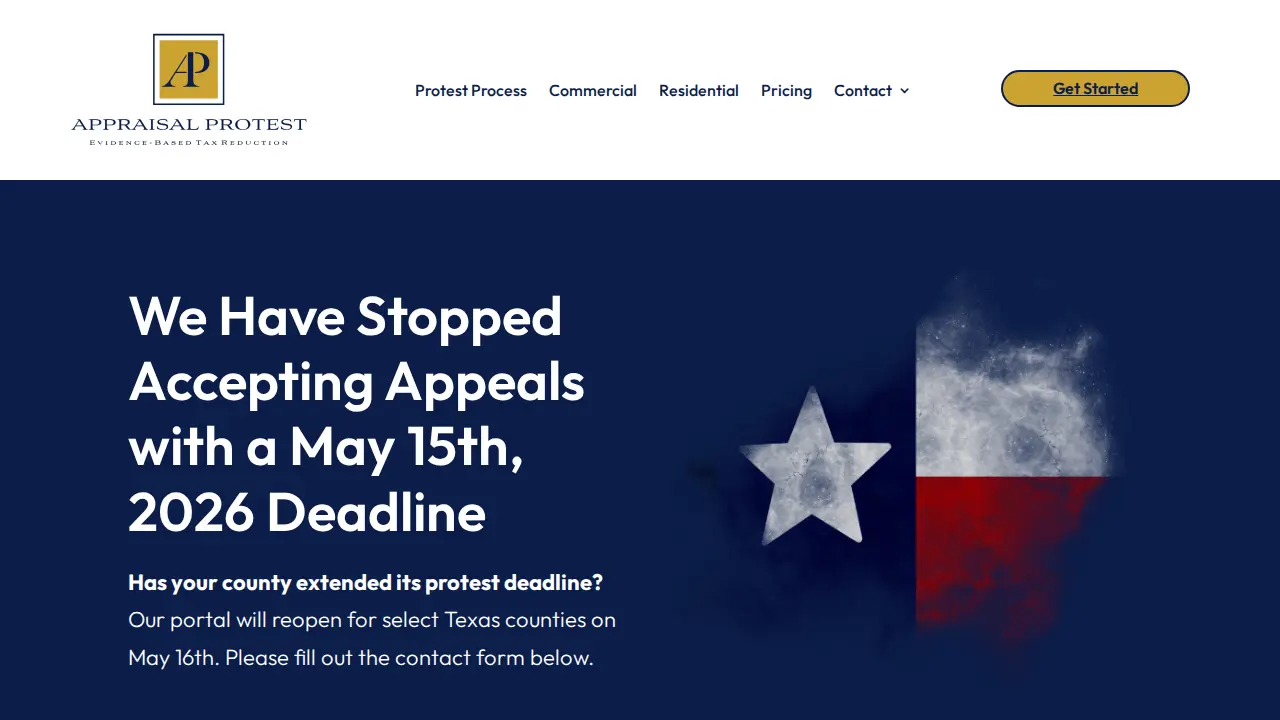Appraisal Protest LLC page
