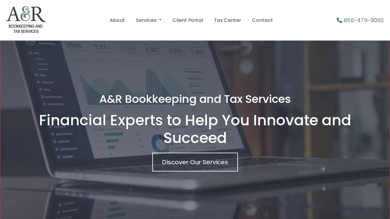 A&R Bookkeeping and Tax Services page