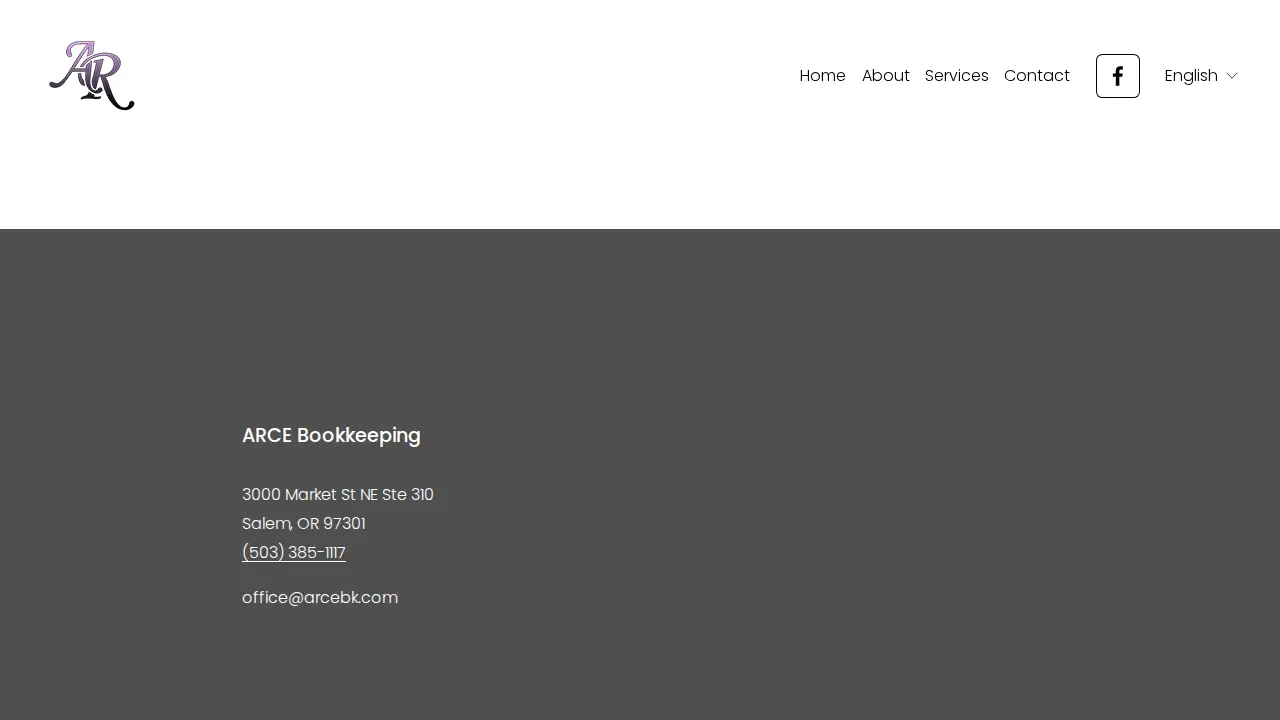 ARCE Bookkeeping LLC page