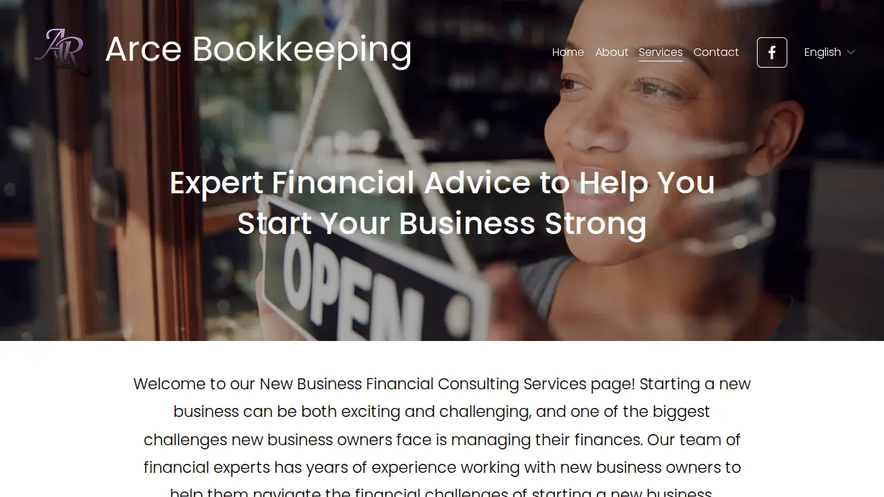 ARCE Bookkeeping LLC page