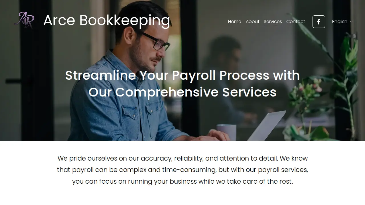 ARCE Bookkeeping LLC page