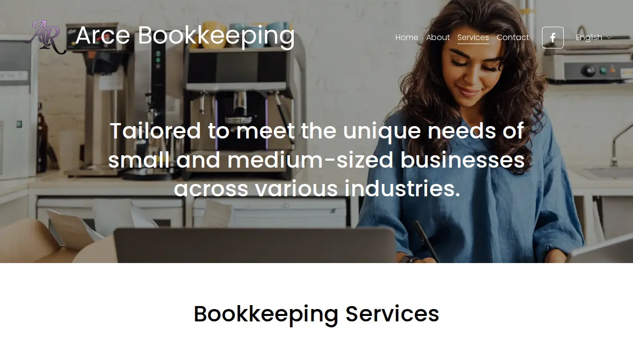 ARCE Bookkeeping LLC page