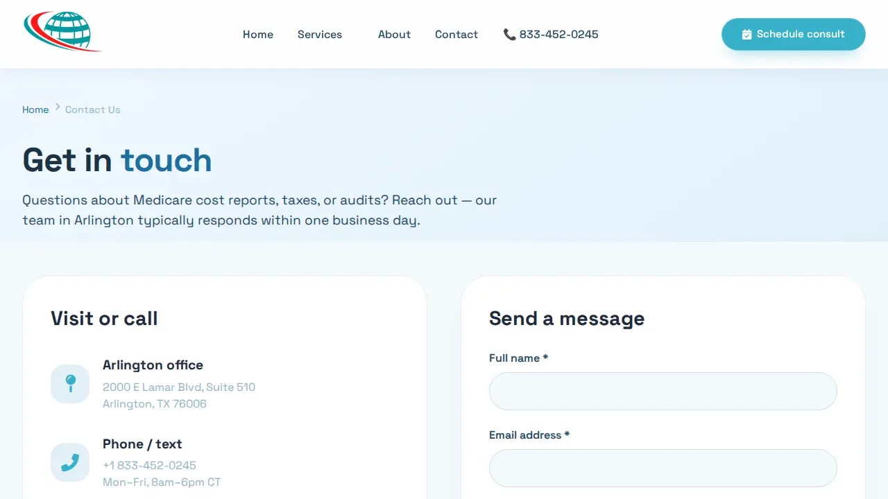 ARI BILLING & ACCOUNTING Services page