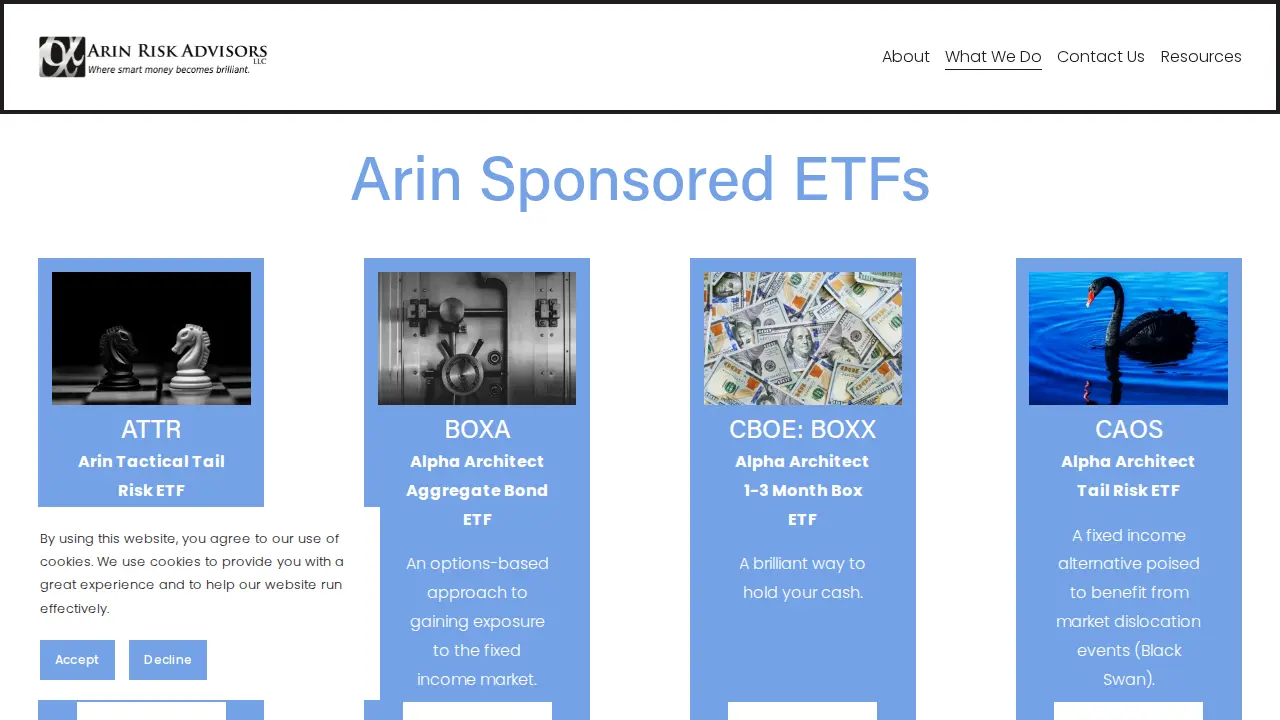 Arin Risk Advisors, LLC page