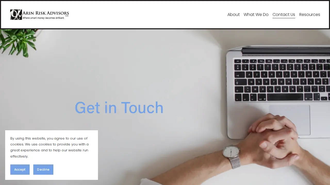 Arin Risk Advisors, LLC page