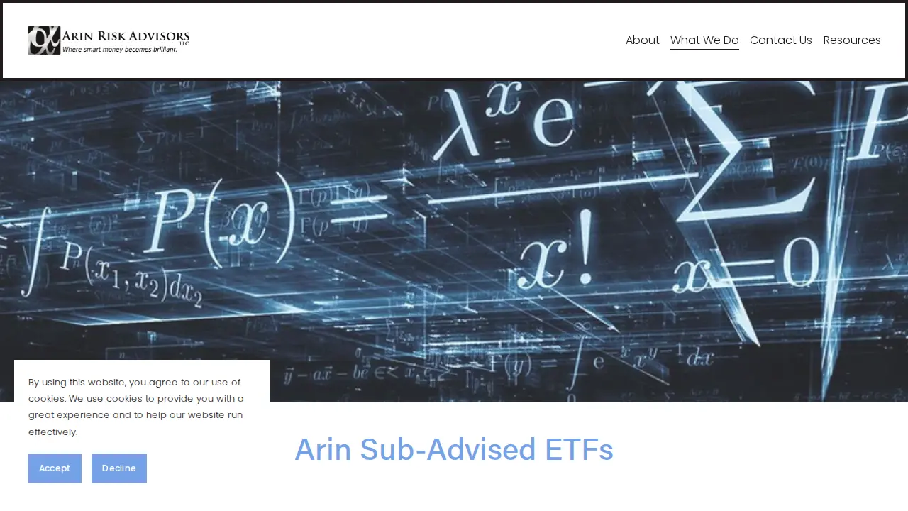 Arin Risk Advisors, LLC page