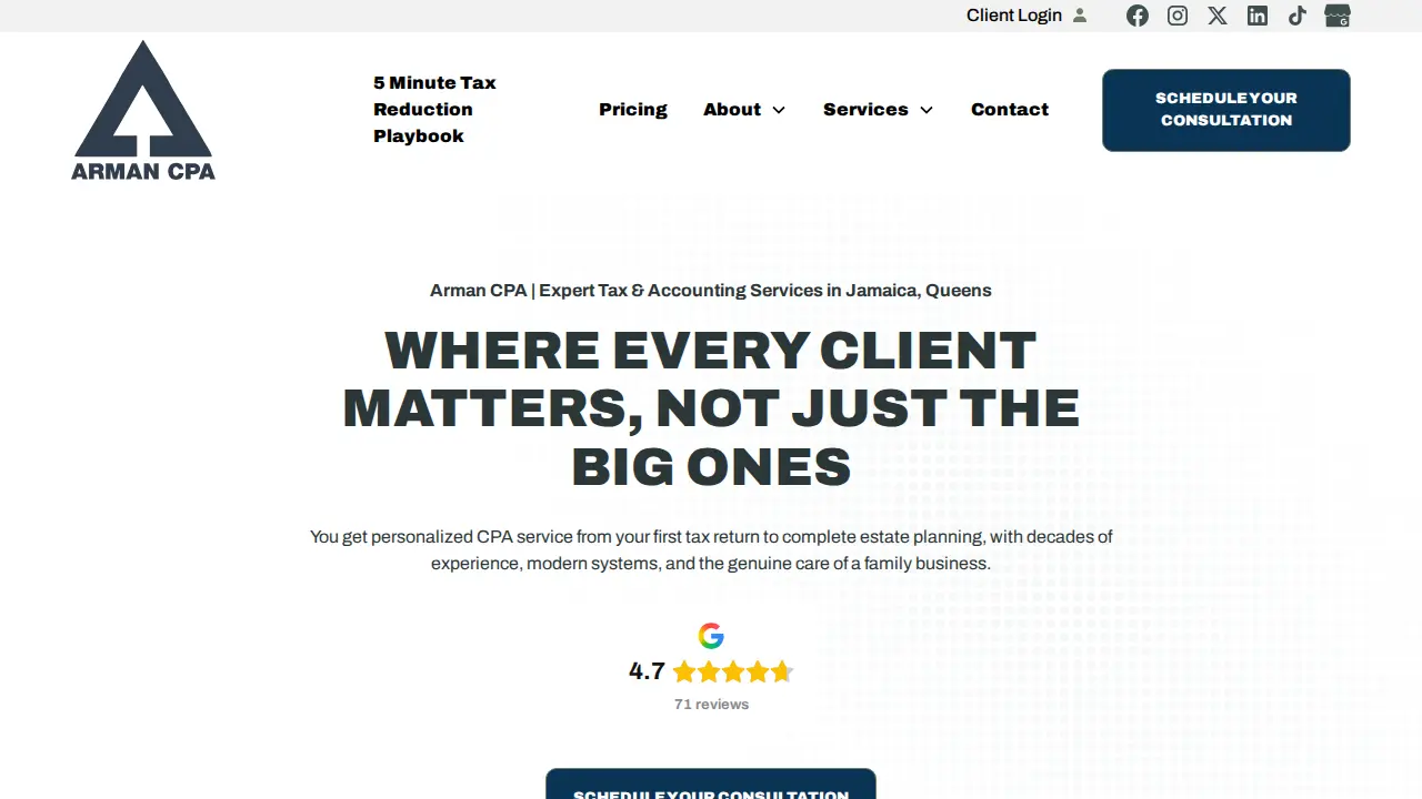 Arman Chowdhury, CPA, P.C. page