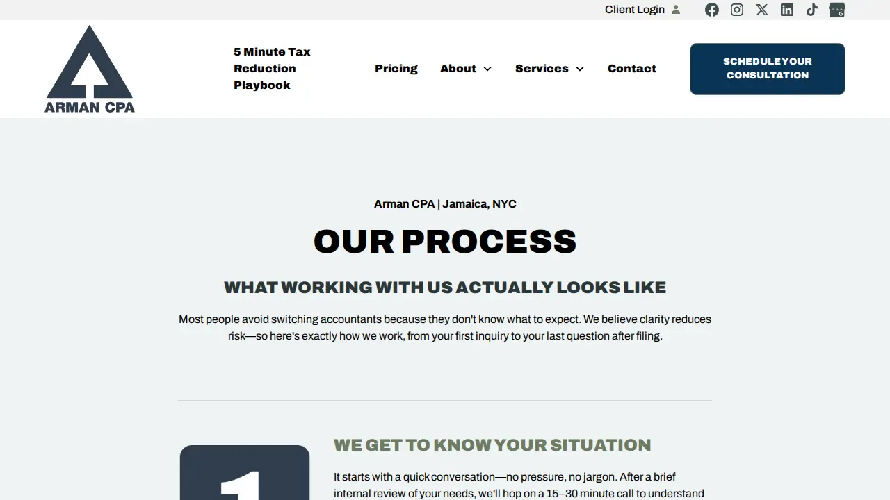 Arman Chowdhury, CPA, P.C. page