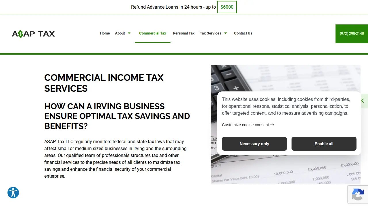 ASAP Tax LLC page