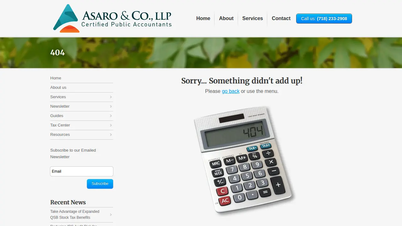 Asaro&Co.,LLP page