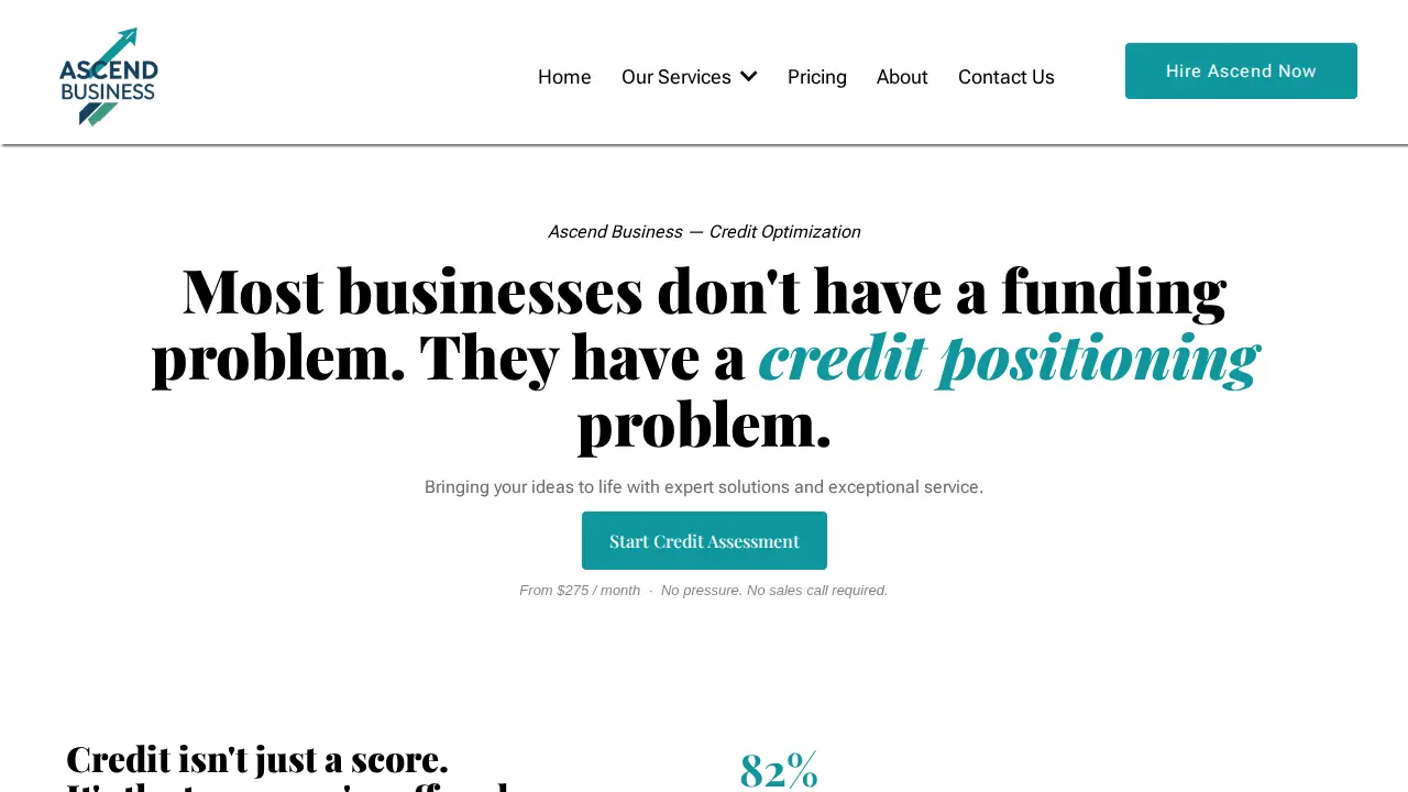 Ascend Business Accountants page