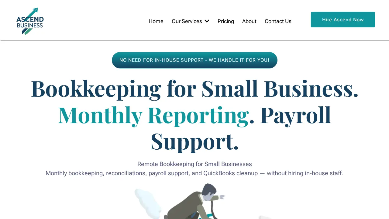 Ascend Business Accountants page