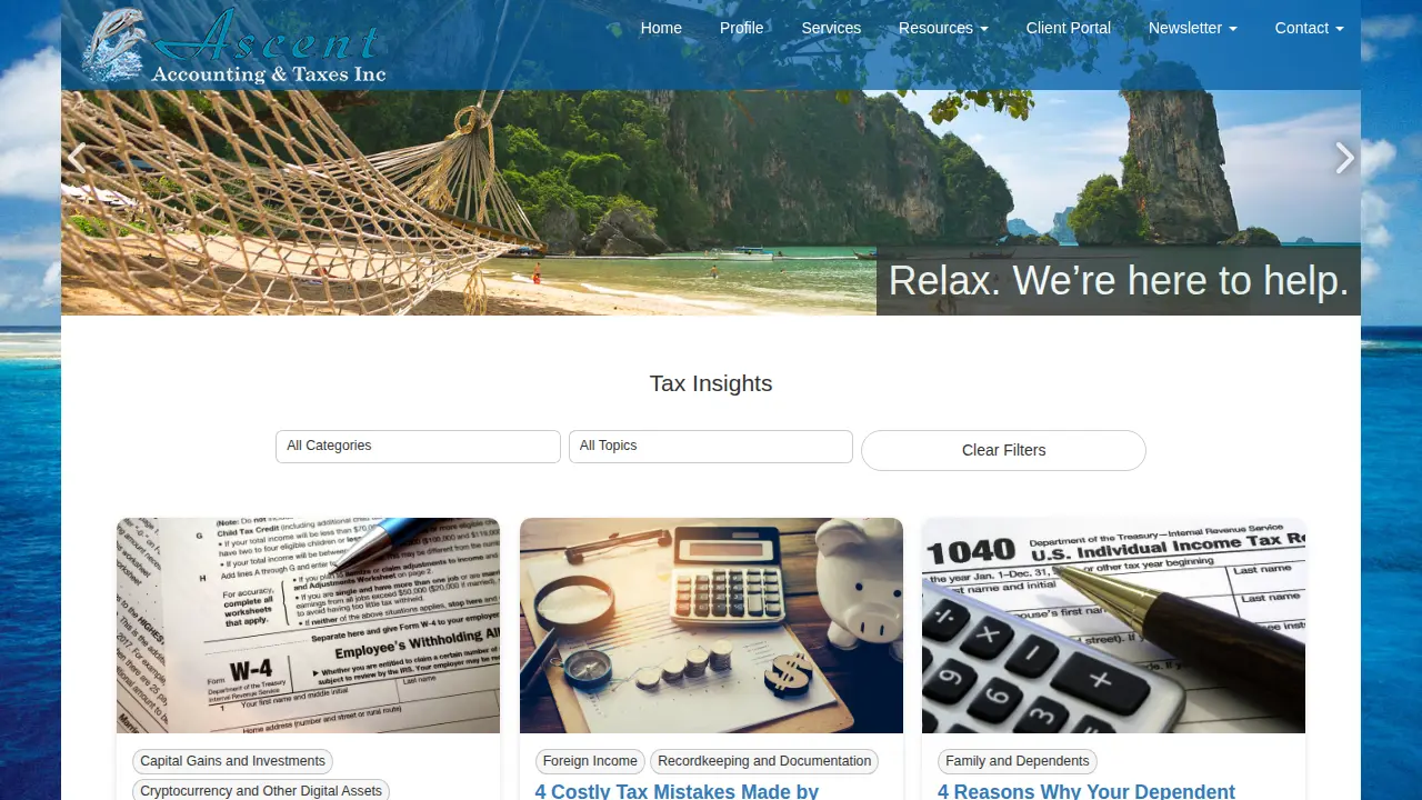 Ascent Accounting & Tax Inc page