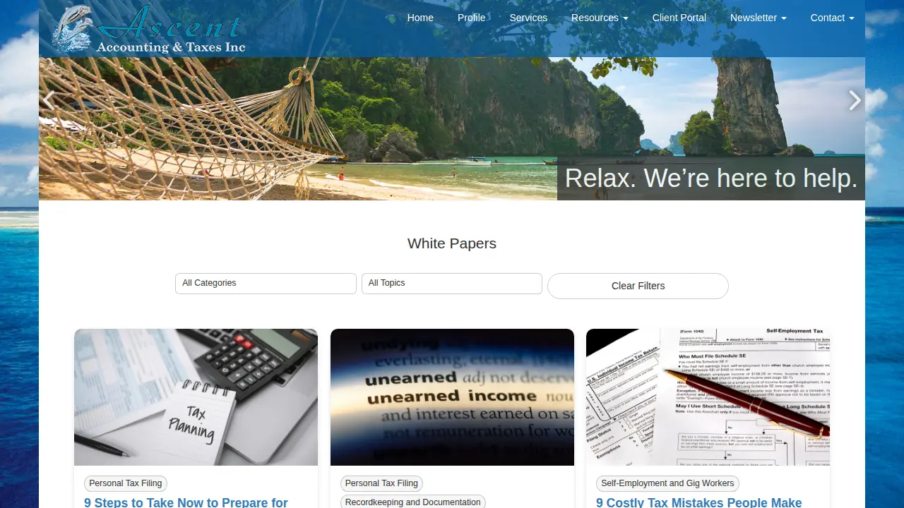 Ascent Accounting & Tax Inc page