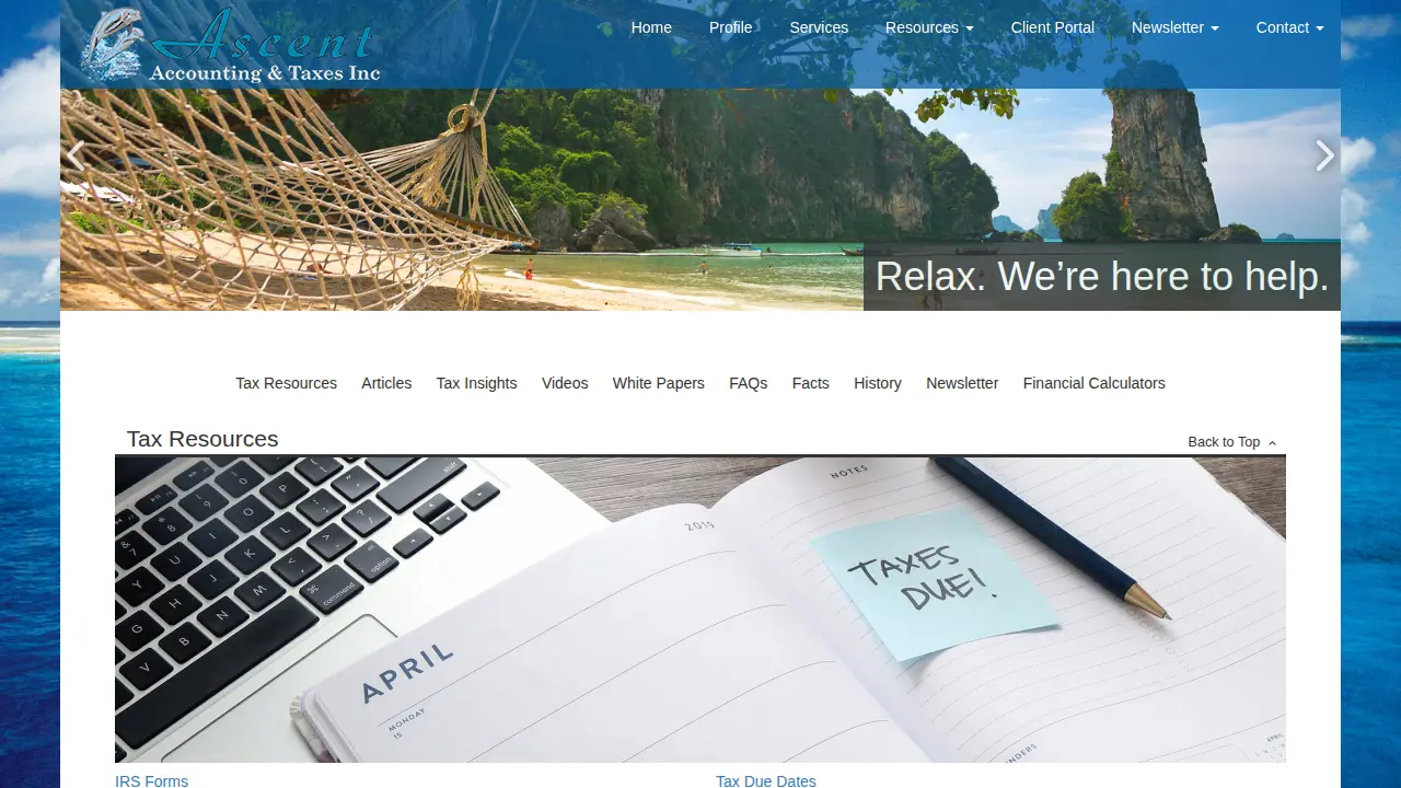Ascent Accounting & Tax Inc page