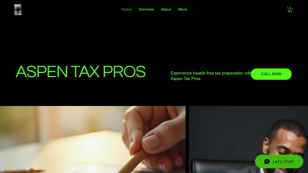 Aspen Tax Pros website
