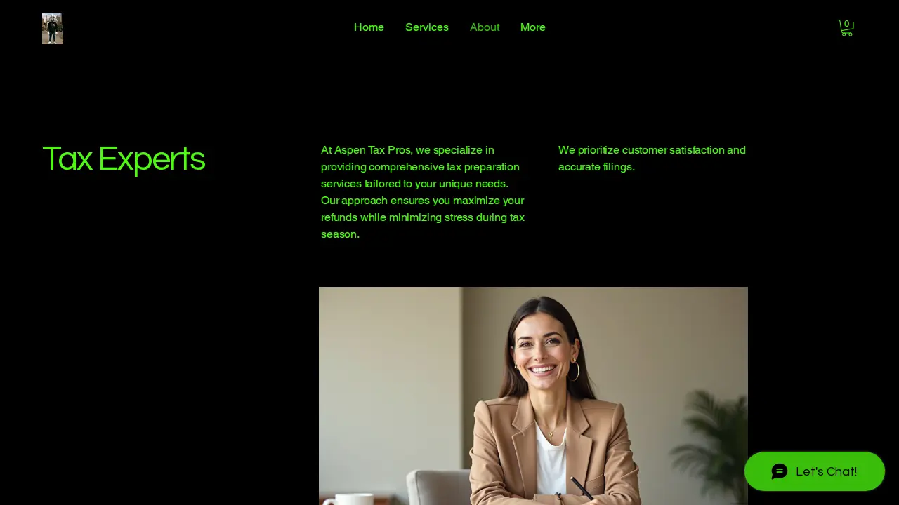 Aspen Tax Pros page