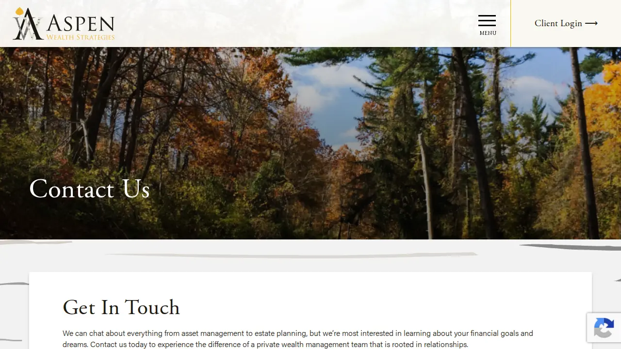 Aspen Wealth Strategies page