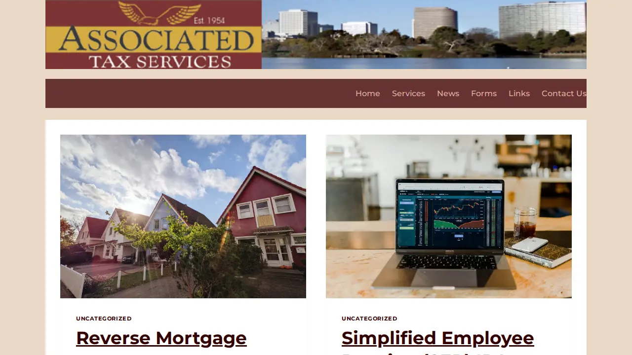 Associated Tax Services page