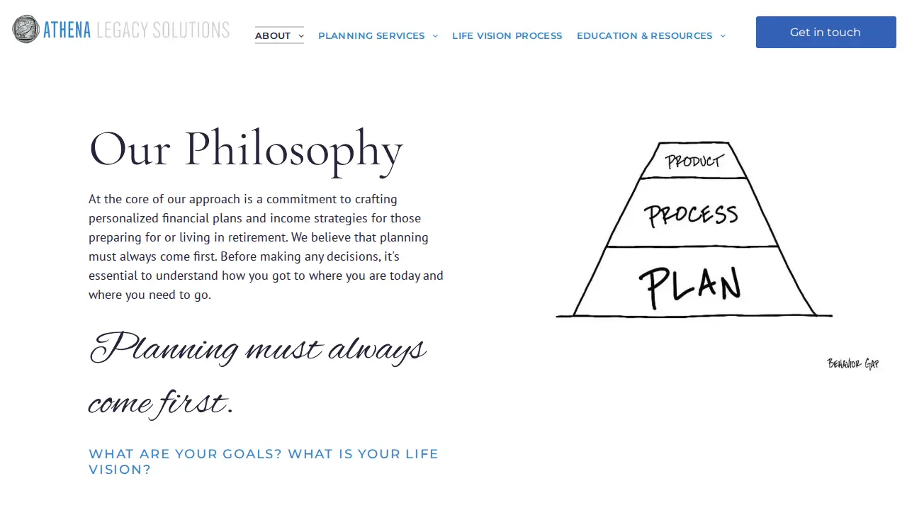 Athena Legacy Solutions, LLC page