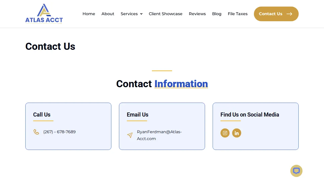 Atlas Acct LLC page