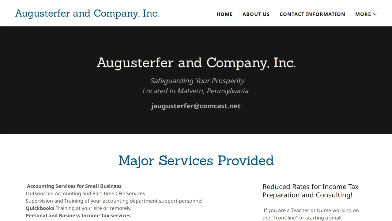 Augusterfer and Company, Inc.