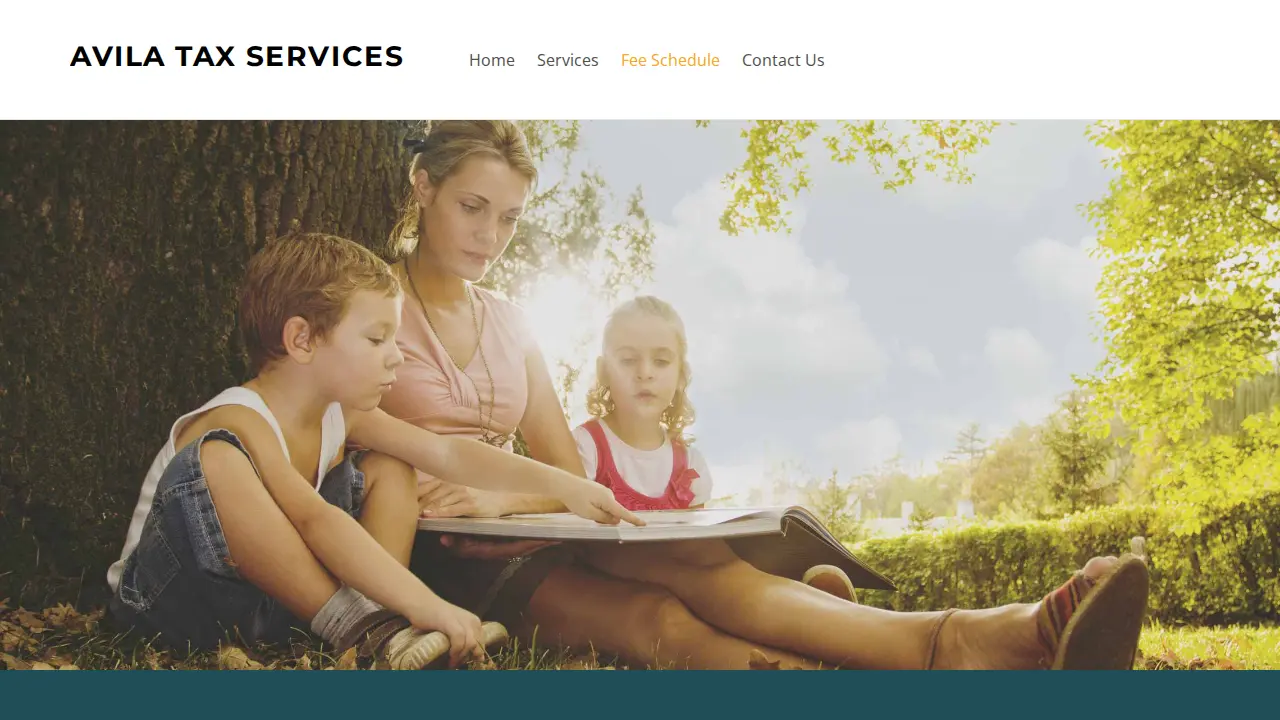 Avila Tax Services page