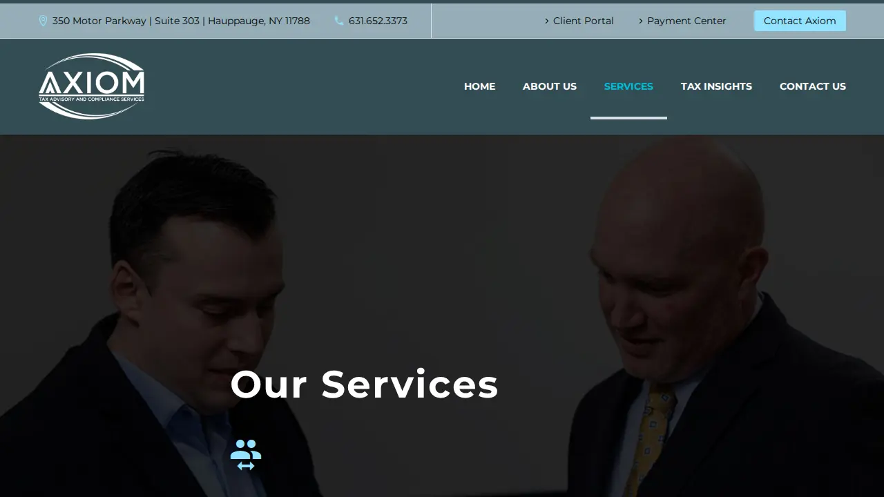 Axiom Tax Partners LLC page
