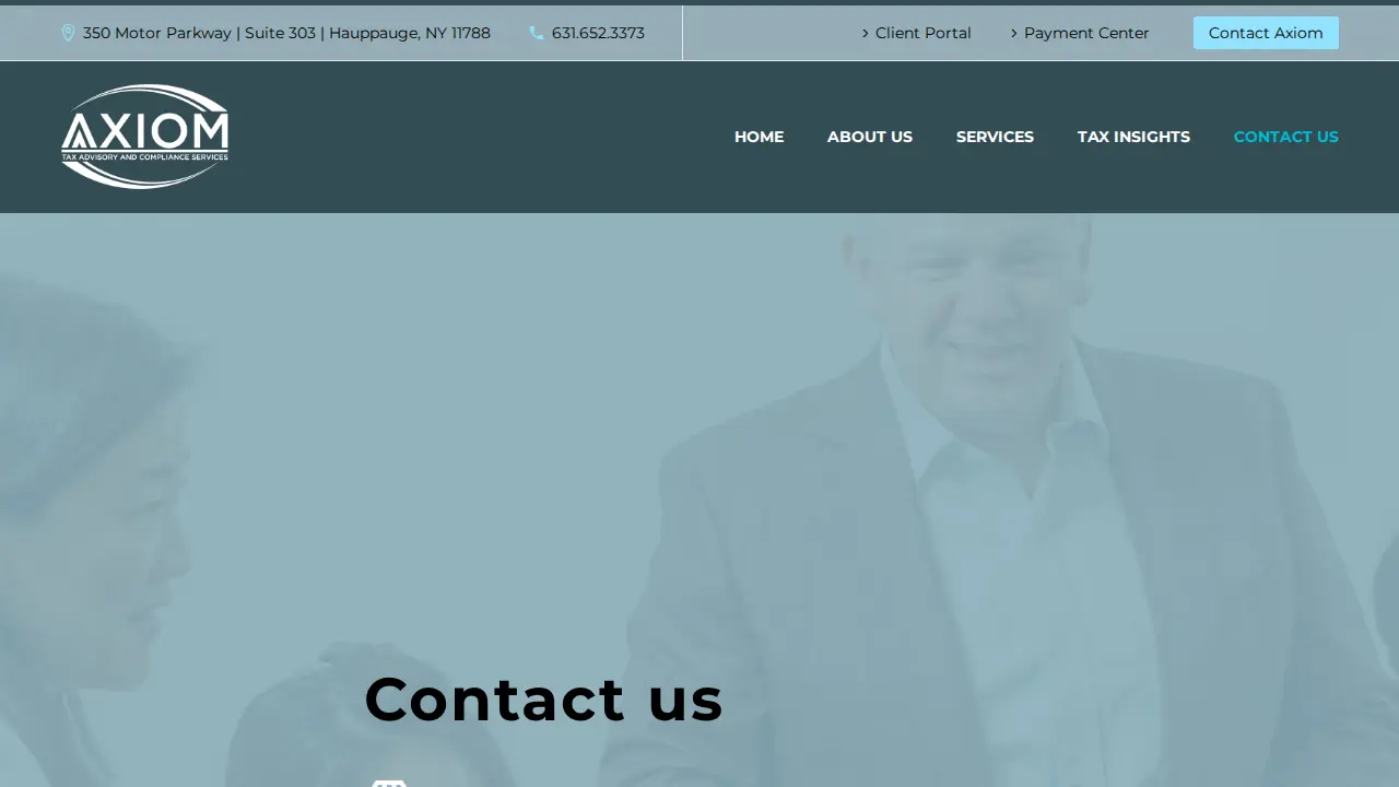 Axiom Tax Partners LLC page